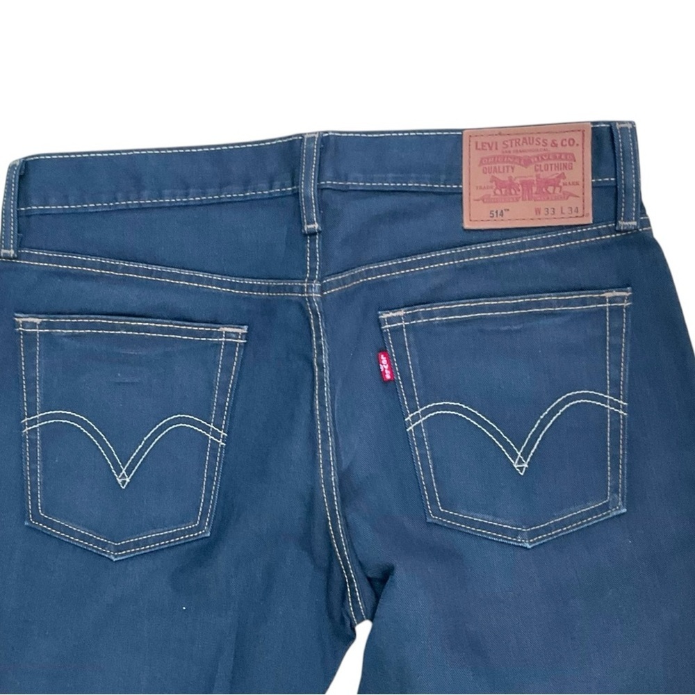 ๐โ Leviโs 514 Straight Fit 33x34 ๐น Dark Wash Classics - Picture 5 of 6